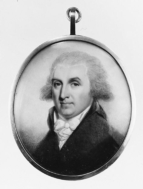 John Barry:Portrait of a Man Said to Be John Durham c1790-16x12"(A3) Poster