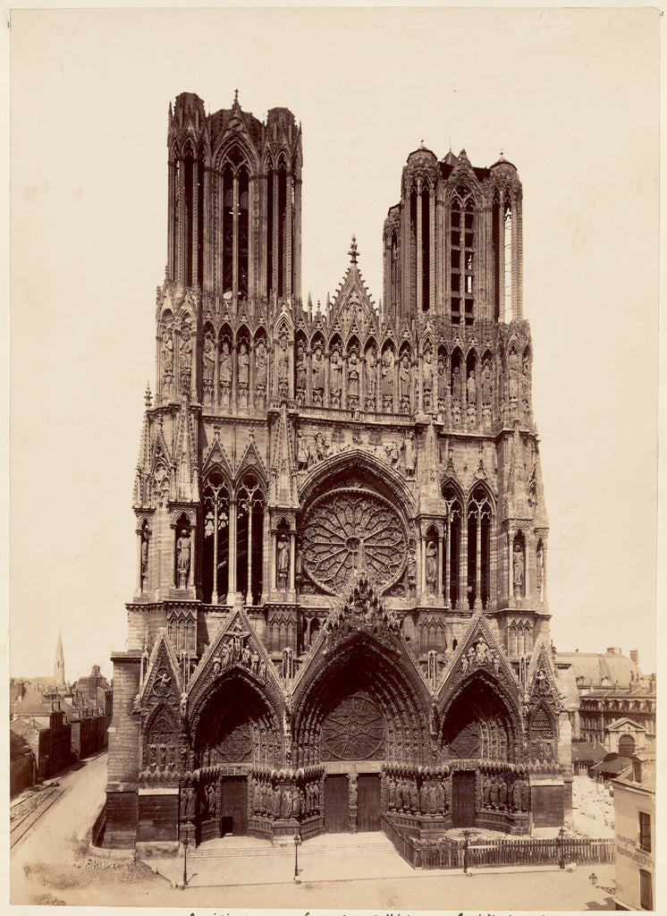 Unknown:[Reims Cathedral, West Front],16x12"(A3)Poster