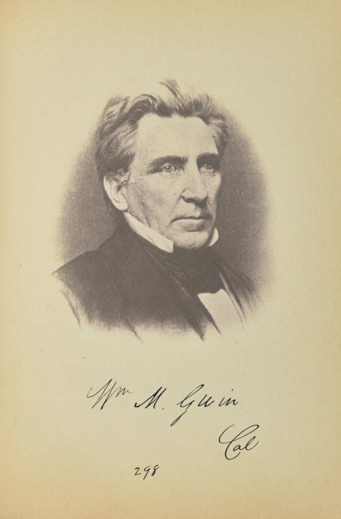 James Earle McClees:William M. Gwin, Poster Print Wall Art