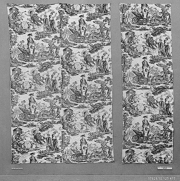 Pair of Curtains c1790,  Poster Print