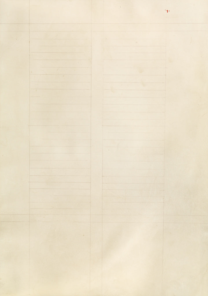 Unknown:Blank Ruled Page, Poster Print Wall Art