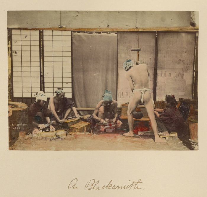 Shinichi Suzuki:A Blacksmith,16x12