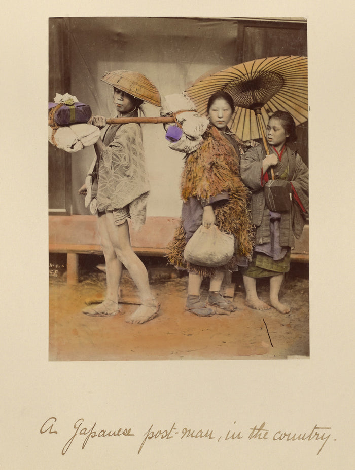 Shinichi Suzuki:A Japanese Post-man, in the Country,16x12