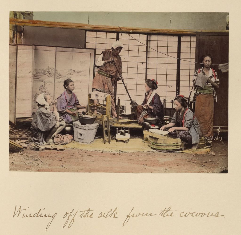 Shinichi Suzuki:Winding Off the Silk From the Cocoons, Poster Print Wall Art