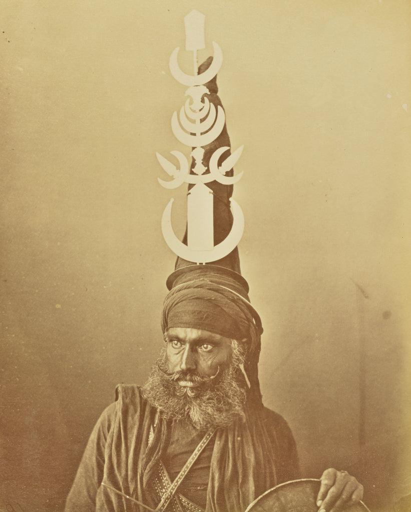 Willoughby Wallace Hooper:[Portrait of a Nihang or an Akali],16x12"(A3)Poster