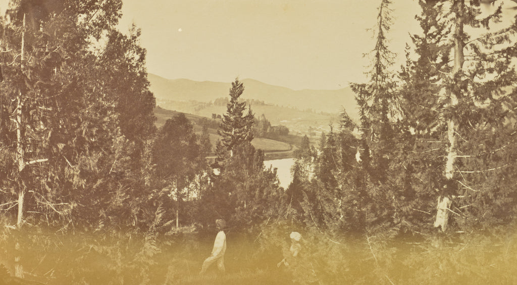 Willoughby Wallace Hooper:[Landscape View from a Hill], Poster Print Wall Art
