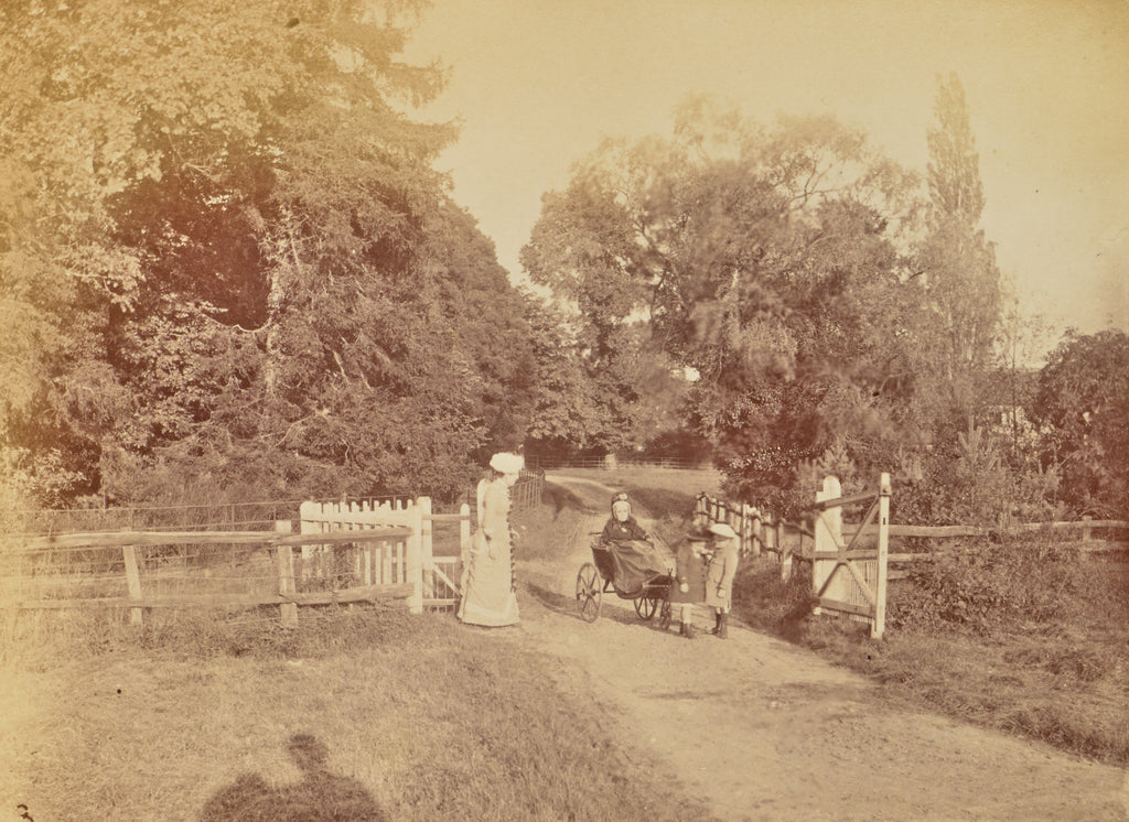 Willoughby Wallace Hooper:[Women and Children at a Gate],16x12"(A3)Poster