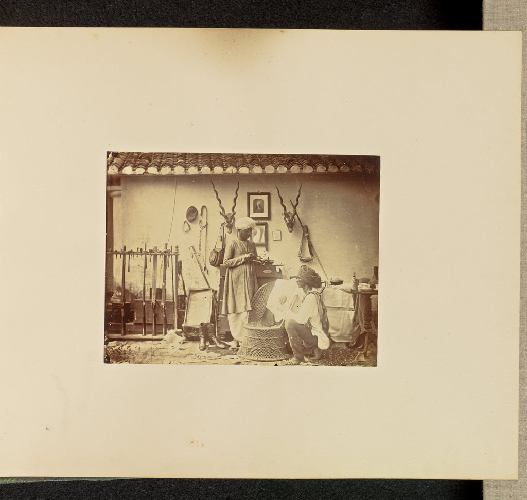 Willoughby Wallace Hooper:[Occupational Portrait of Two Men], Poster Print Wall Art