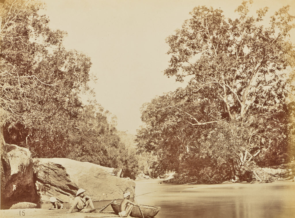 Willoughby Wallace Hooper:[Relaxing by the Water], Poster Print Wall Art