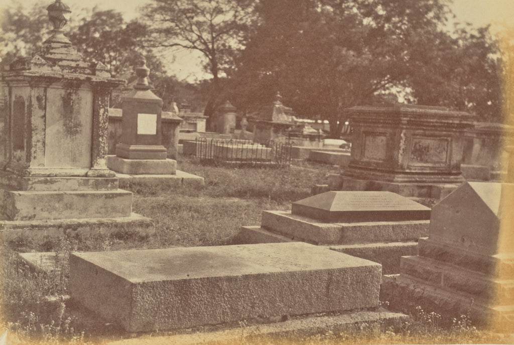 Willoughby Wallace Hooper:[Cemetery, Secunderabad], Poster Print Wall Art