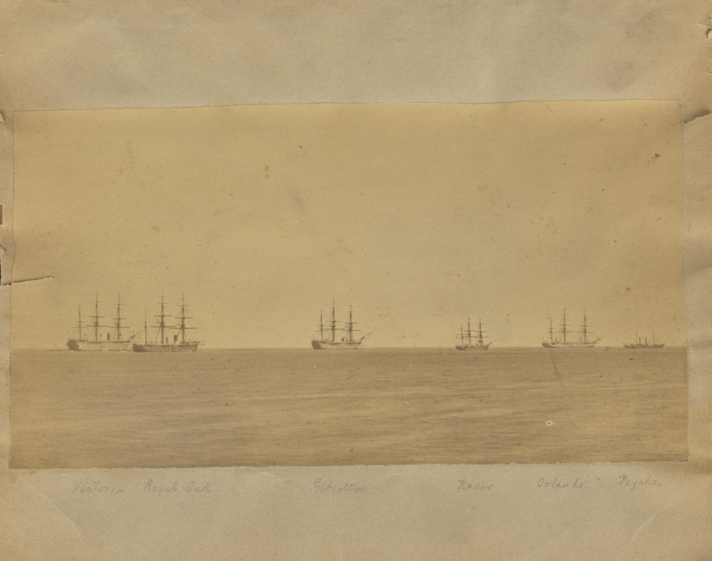Unknown maker:[Ships at sea], Poster Print Wall Art