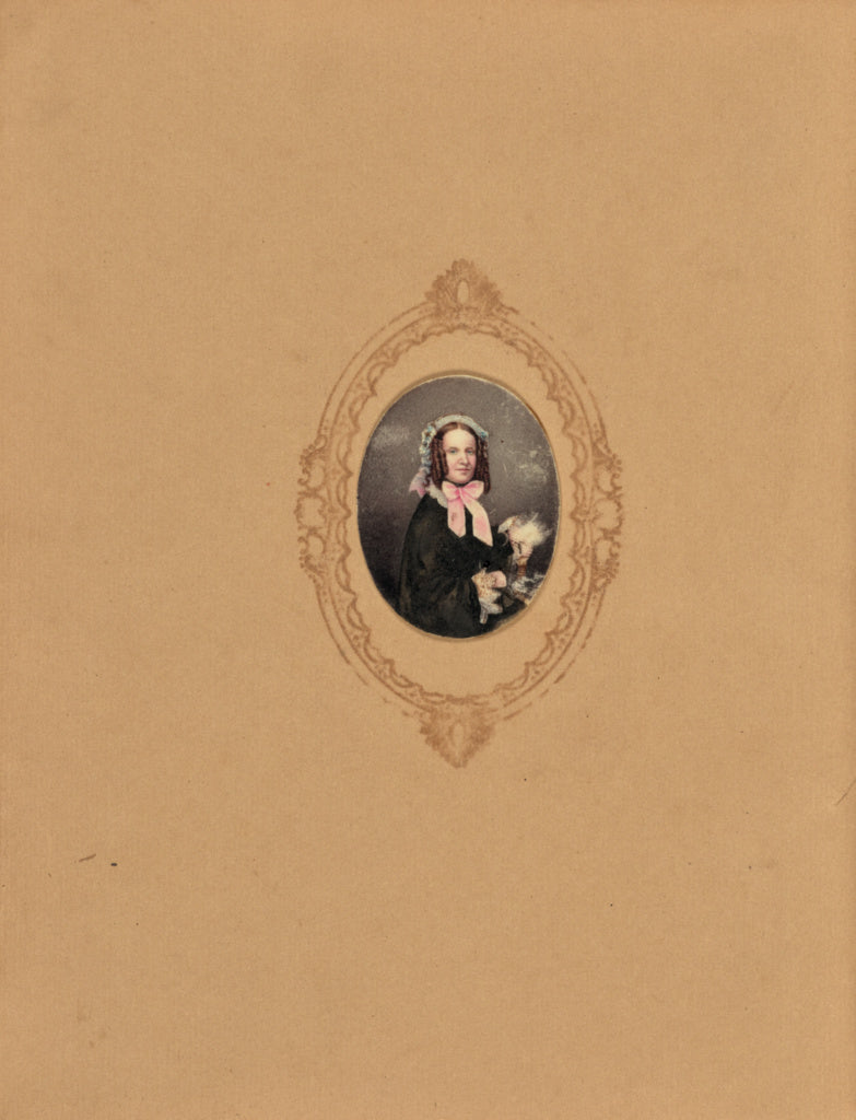 Unknown maker:[Portrait of a young woman with curls], Poster Print Wall Art