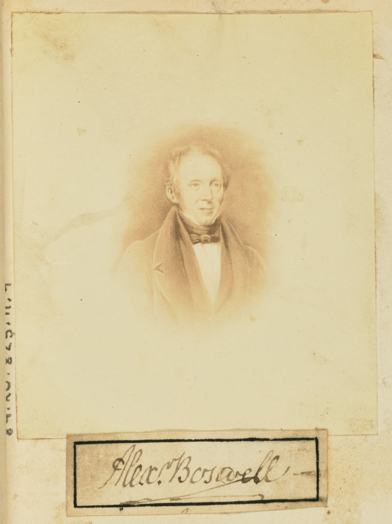 Unknown maker:[Portrait of Alexander Boswell], Poster Print Wall Art