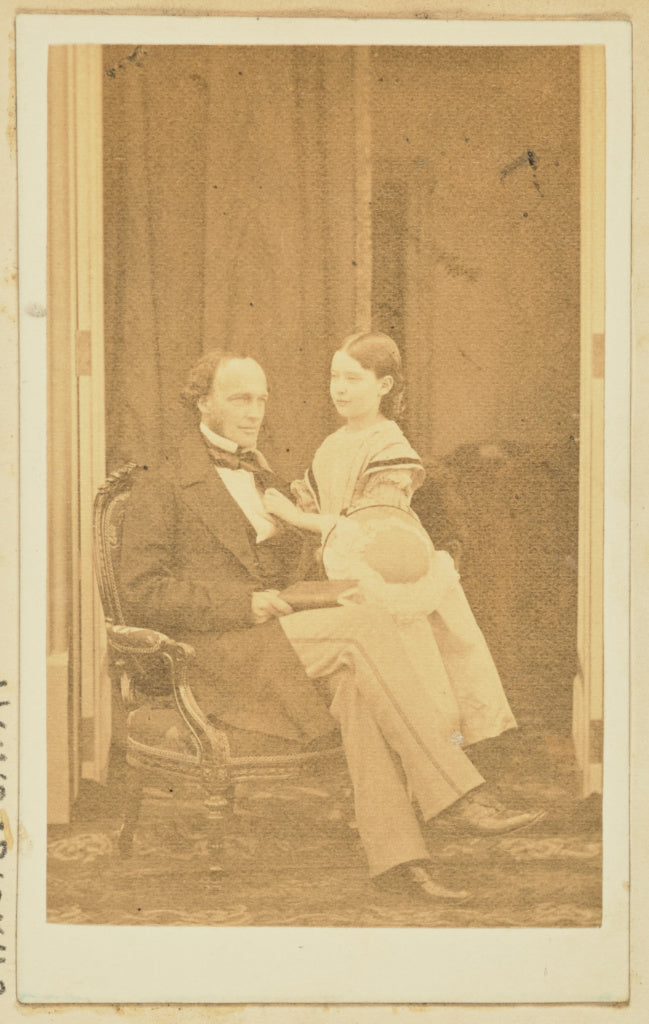 Unknown maker:[Portrait of a man and young girl],16x12"(A3)Poster