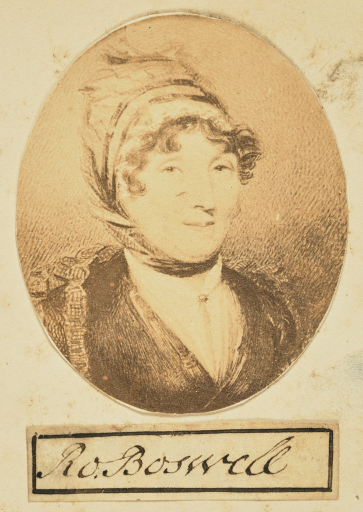 Unknown maker:[Portrait of R. Boswell], Poster Print Wall Art