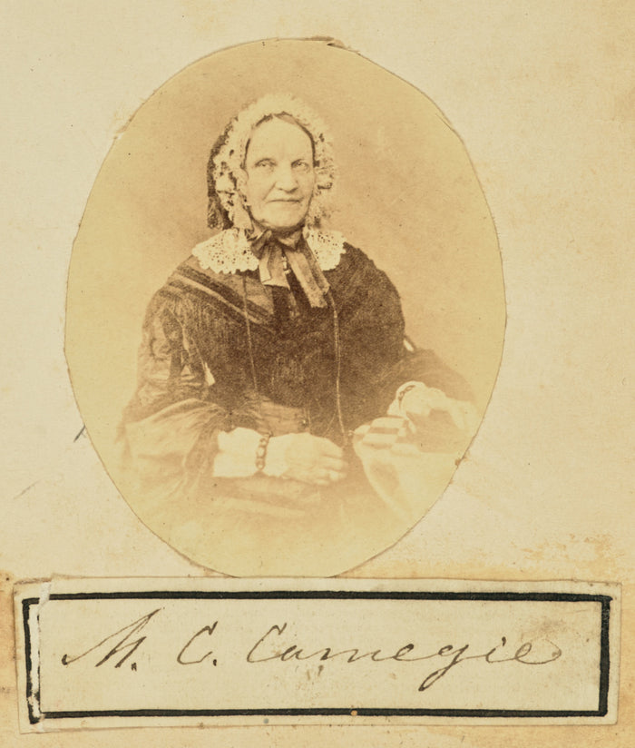Unknown maker:[Portrait of Margaret Catherine Carnegie],16x12