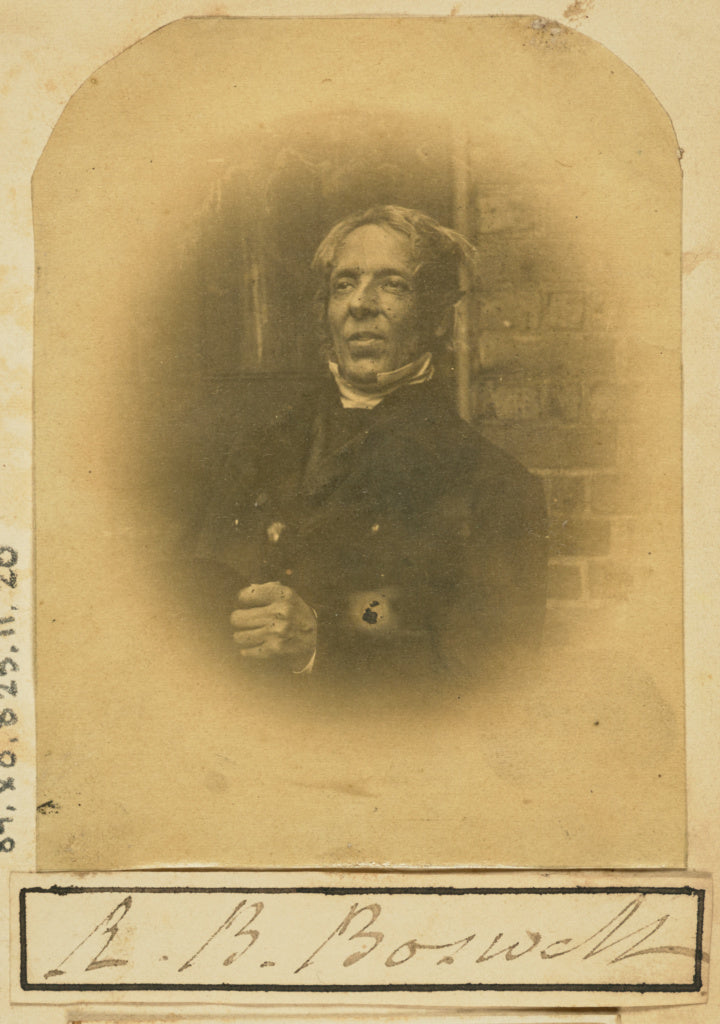 Unknown maker:[Portrait of R. B. Boswell], Poster Print Wall Art