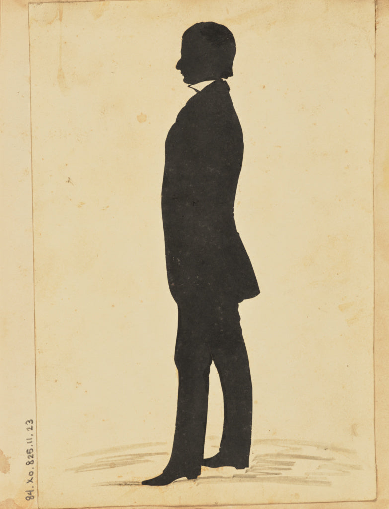 Unknown:[Silhouette of a man], Poster Print Wall Art