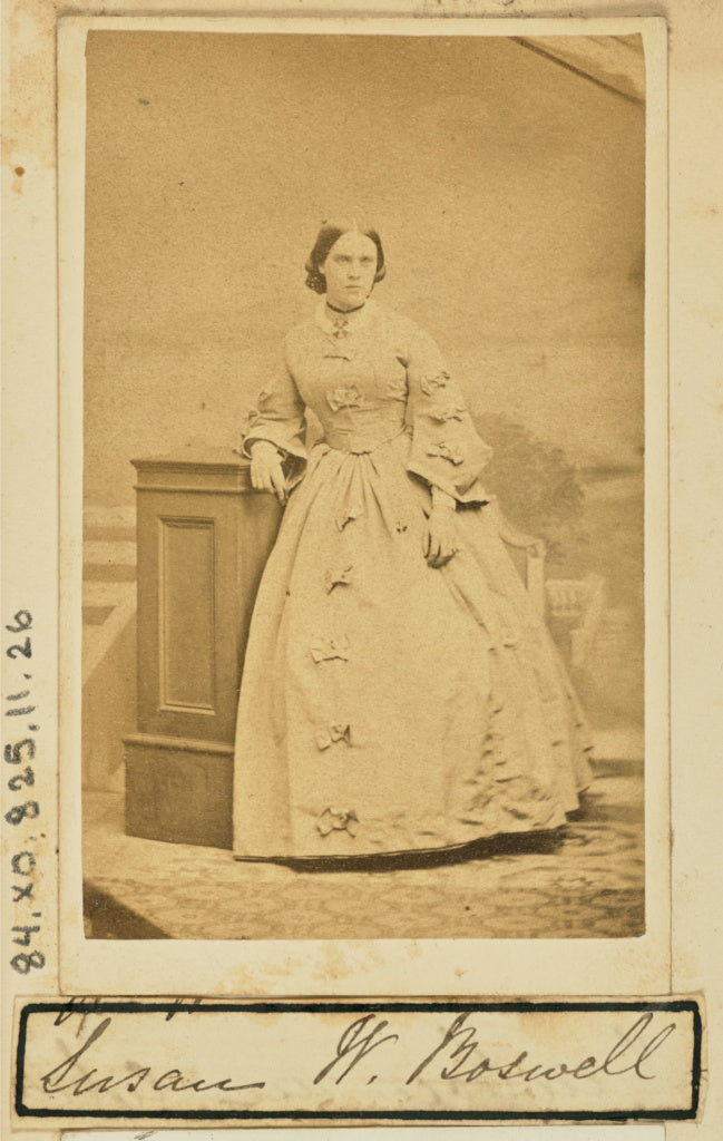Unknown maker:[Portrait of Susan W. Boswell], Poster Print Wall Art