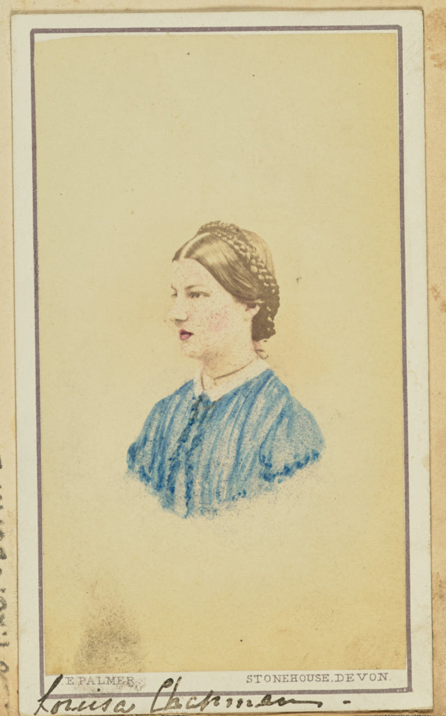 John Eastman Palmer:[Portrait of Louisa Chapman], Poster Print Wall Art