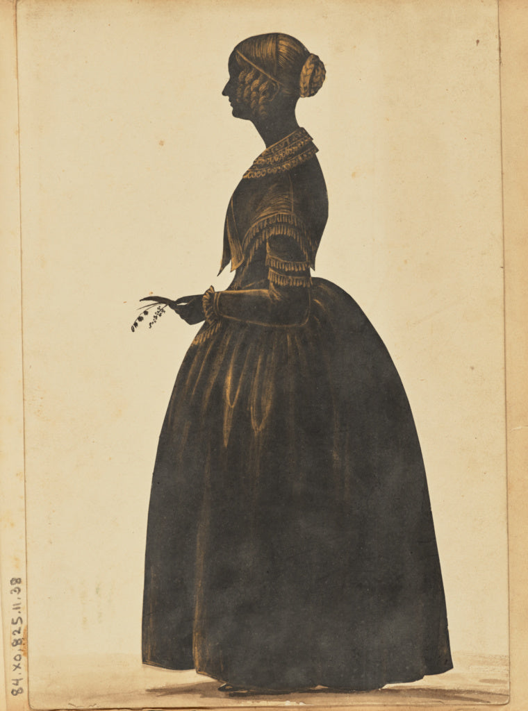 Unknown:[Silhouette of a woman], Poster Print Wall Art