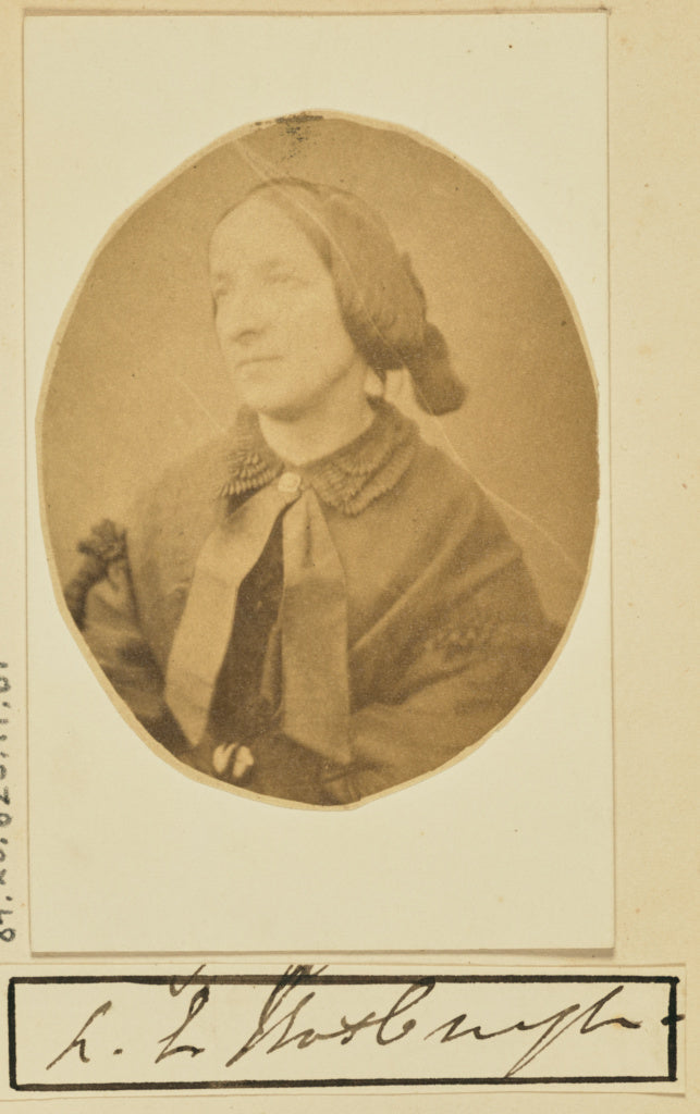 Unknown maker:[Portrait of Ms. Roxburgh], Poster Print Wall Art