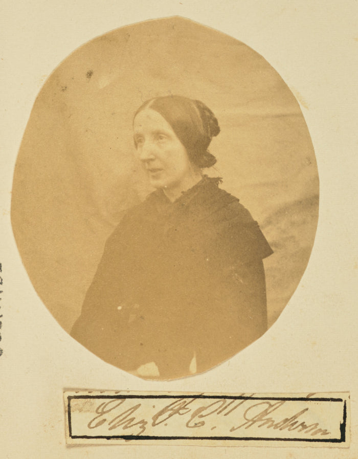 Unknown maker:[Portrait of Elizabeth Carre Anderson],16x12
