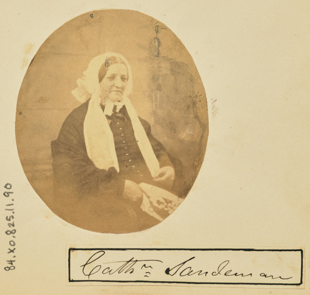 Unknown maker:[Portrait of Catherine Sandeman], Poster Print Wall Art