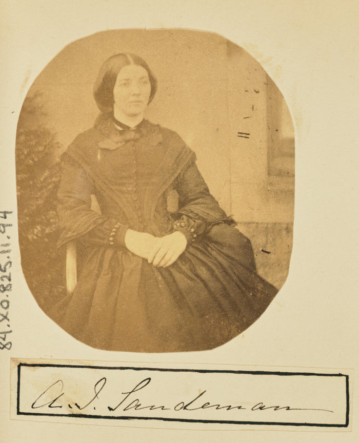 Unknown maker:[Portrait of Agnes Jane Sandeman],16x12