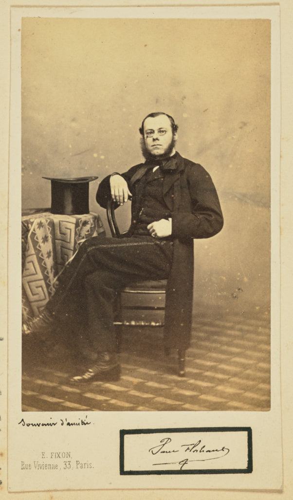 Pierre Eugène Fixon:[Portrait of a man], Poster Print Wall Art