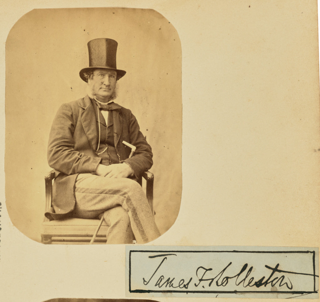 Unknown maker:[Portrait of James F. Rolleston], Poster Print Wall Art
