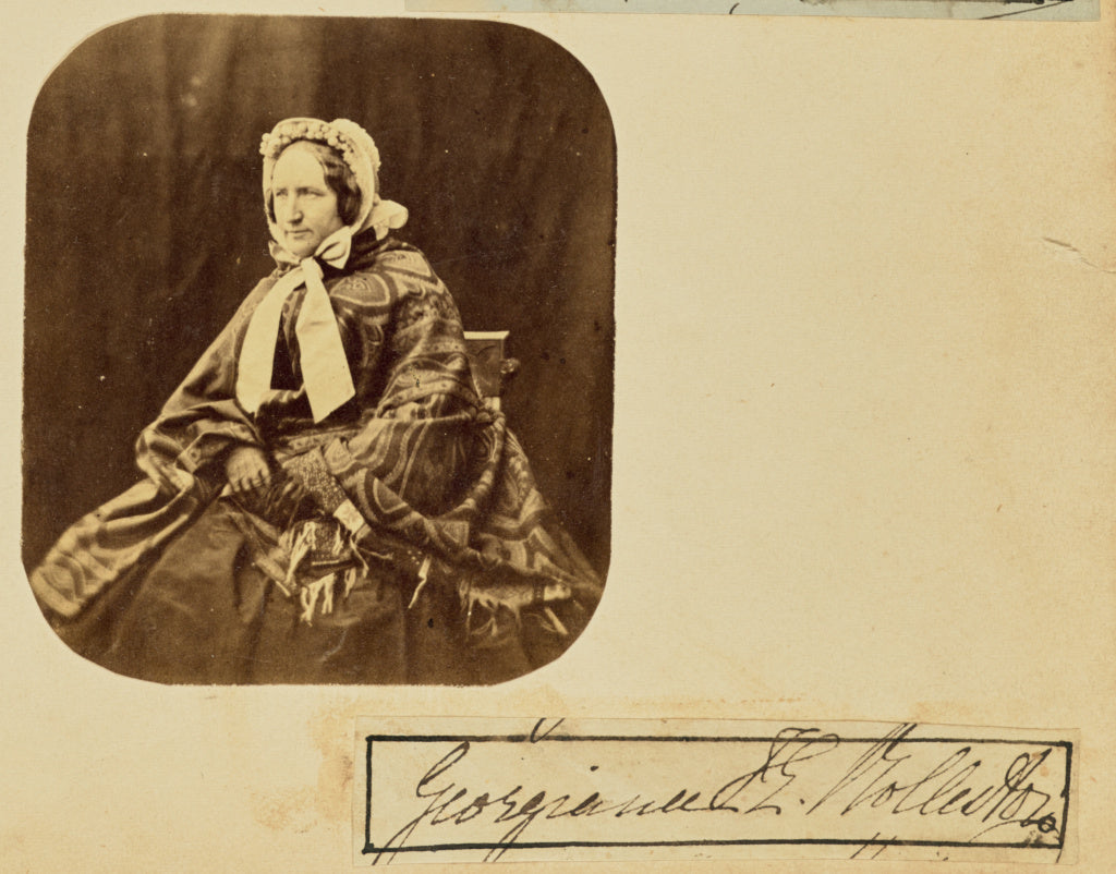 Unknown maker:[Portrait of Georgiana Rolleston], Poster Print Wall Art
