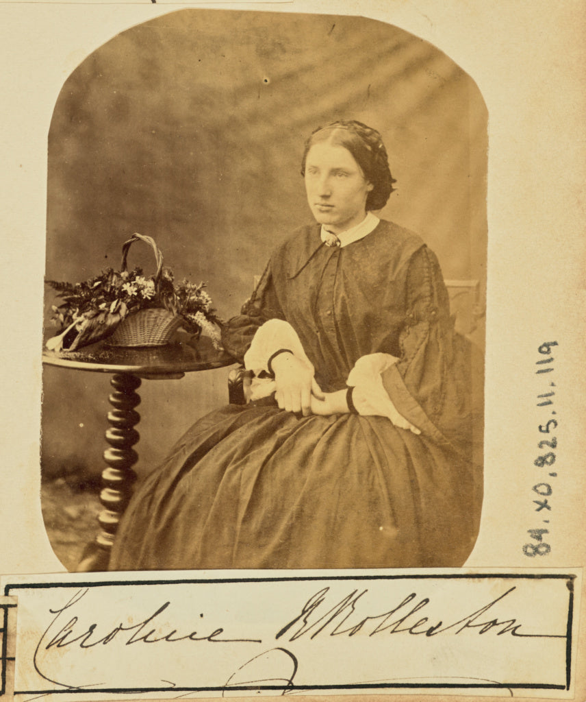 Unknown maker:[Portrait of Caroline Rolleston], Poster Print Wall Art