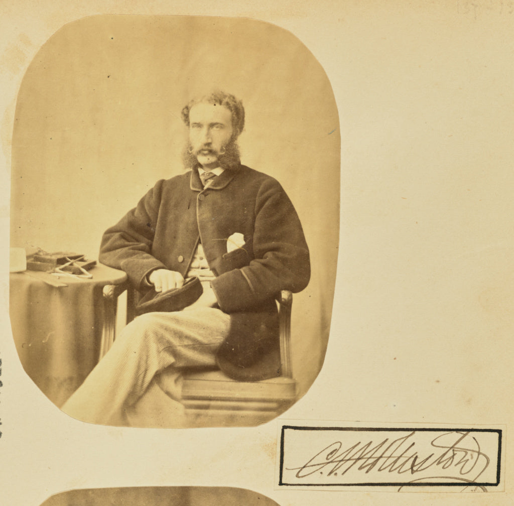Unknown maker:[Portrait of Charles Rolleston], Poster Print Wall Art