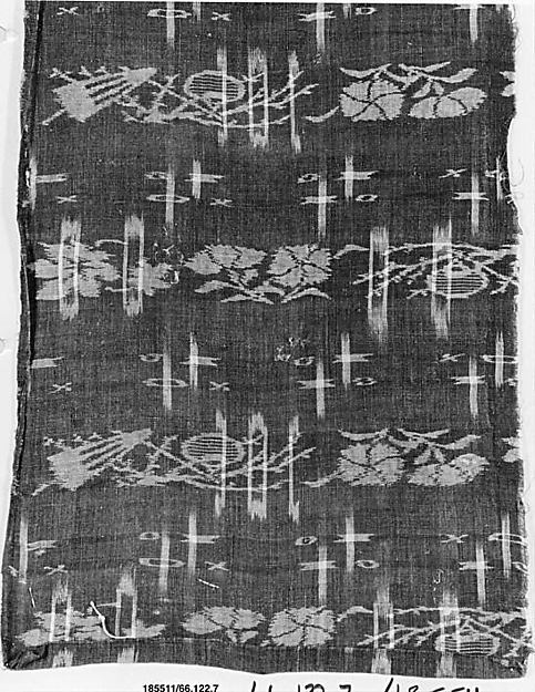 Piece of Cloth for Kimono with Pattern of Pinks Umbrellas Ma,Classic Ming China Image,  Poster Print