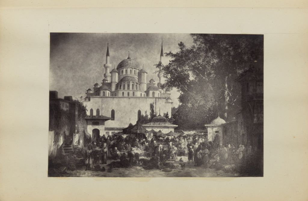 Unknown maker:[Painted view of Constantinople], Poster Print Wall Art