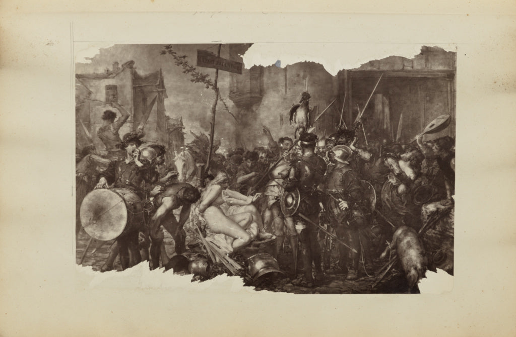 Unknown maker:["La part du capitaine" by Charles Edouard de , Poster Print Wall Art