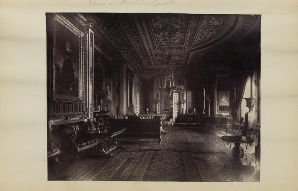Unknown maker:[Room in Windsor Castle], Poster Print Wall Art