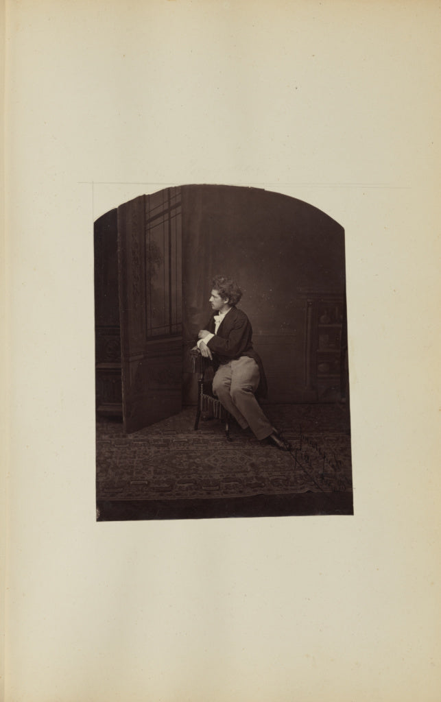 Franz S. Hanfstaengl:[Portrait of young man], Poster Print Wall Art
