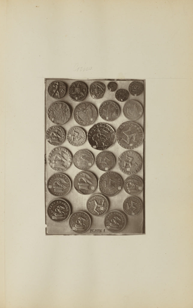 Unknown maker:[Collection of coins], Poster Print Wall Art