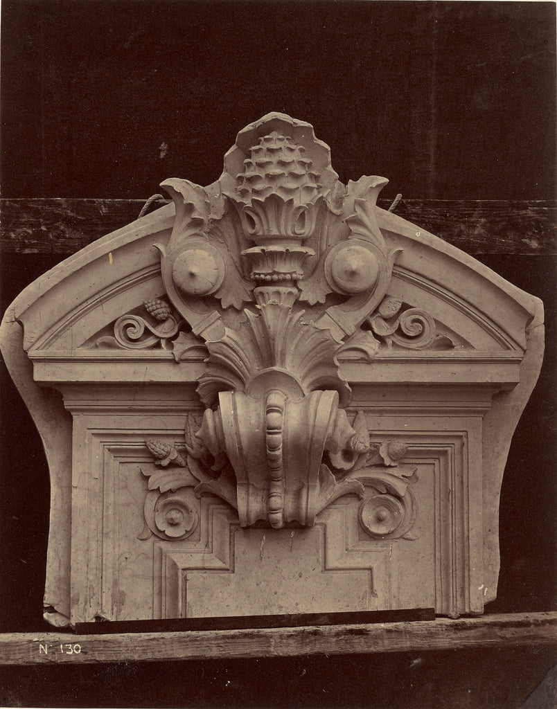 Louis-emile Durandelle:Table saillante. Pavillon de la desce, Poster Print Wall Art
