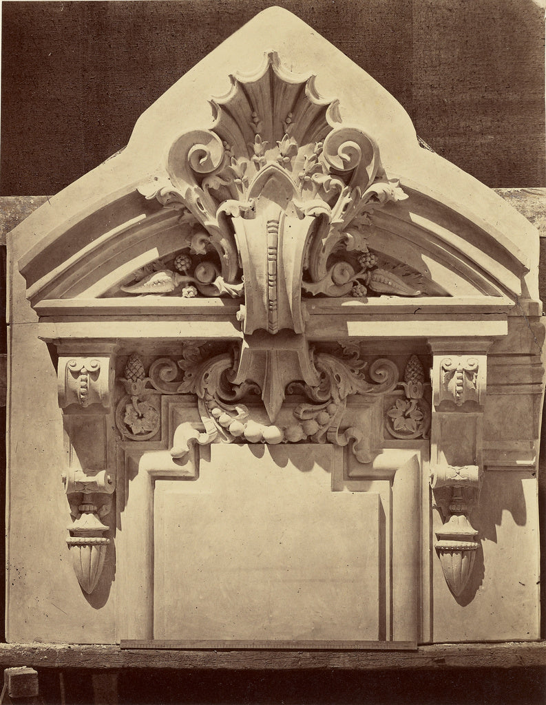 Louis-emile Durandelle:Table saillante. Vestibules octogones, Poster Print Wall Art