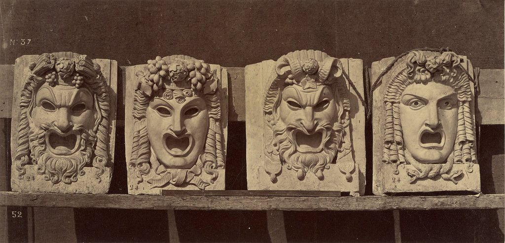 Louis-emile Durandelle:Masques des consoles. Baies de la log, Poster Print Wall Art