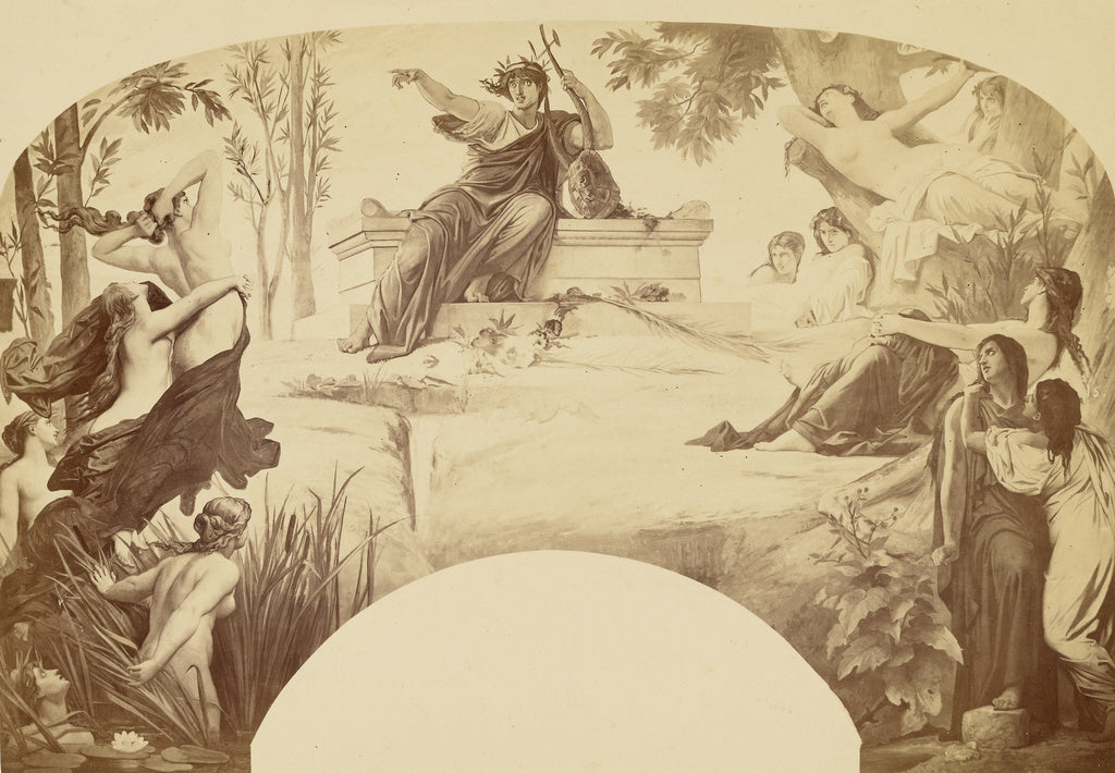 Louis-emile Durandelle:La Musique dramatique, Poster Print Wall Art