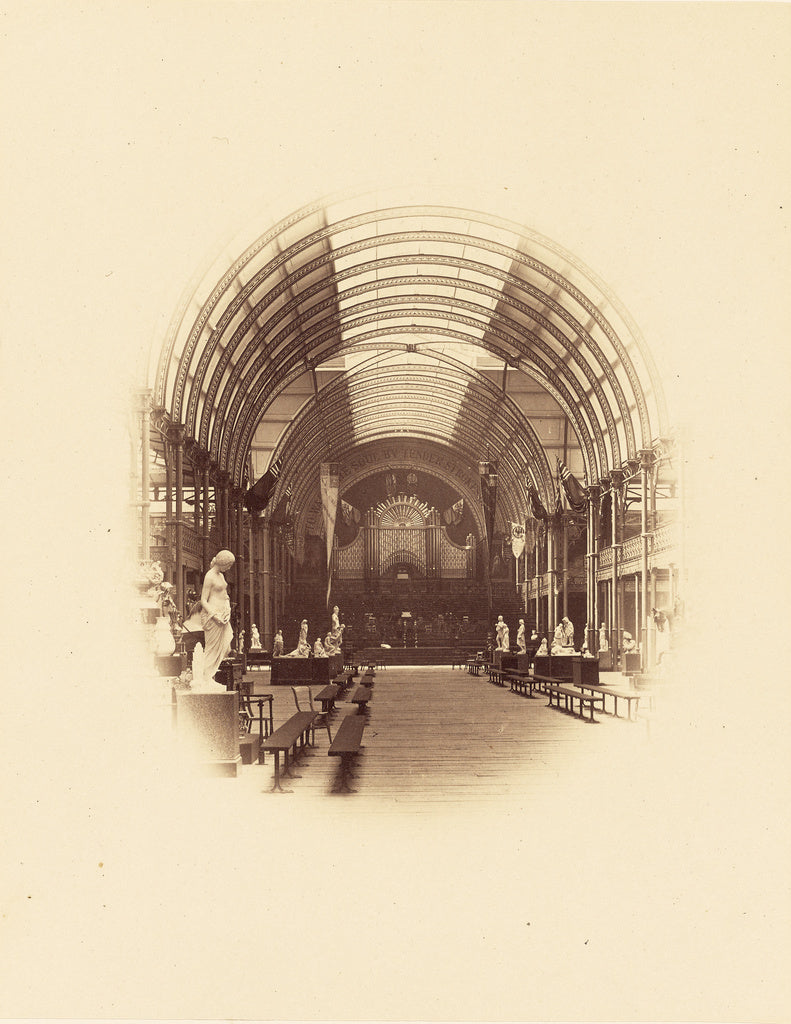 Philip H. Delamotte:View in Central Hall, Art Treasures Exhi, Poster Print Wall Art