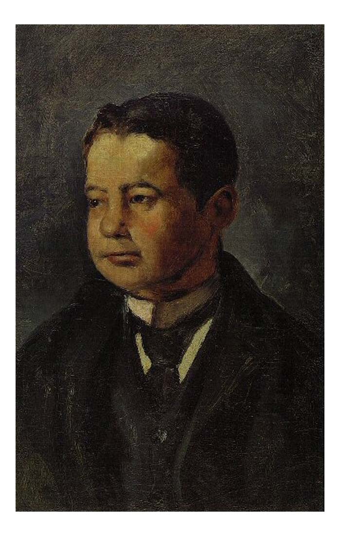 1895 Portrait d'homme by Pablo Picasso, vintage artwork, 16x12"(A3) Poster