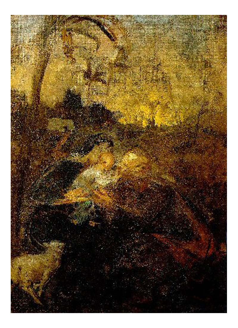 1895 Repos pendant le voyage en Egypte by Pablo Picasso, vintage artwork, 16x12"(A3) Poster