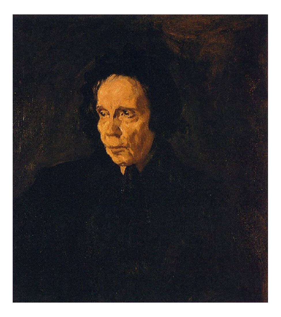 1896 Portrait de la tante Pepa by Pablo Picasso, vintage artwork, 16x12"(A3) Poster