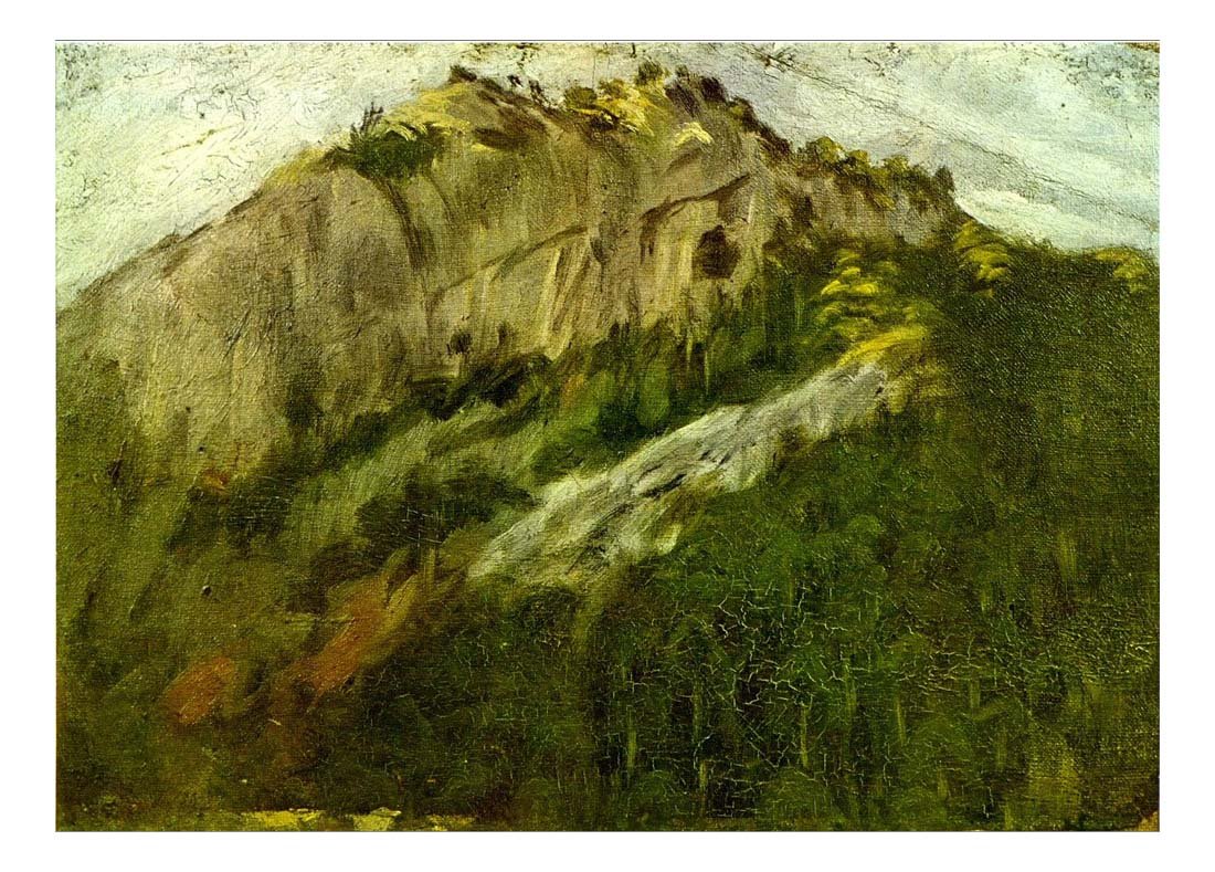 1898 Paysage de Horta d'Ebre by Pablo Picasso, vintage artwork, 16x12"(A3) Poster