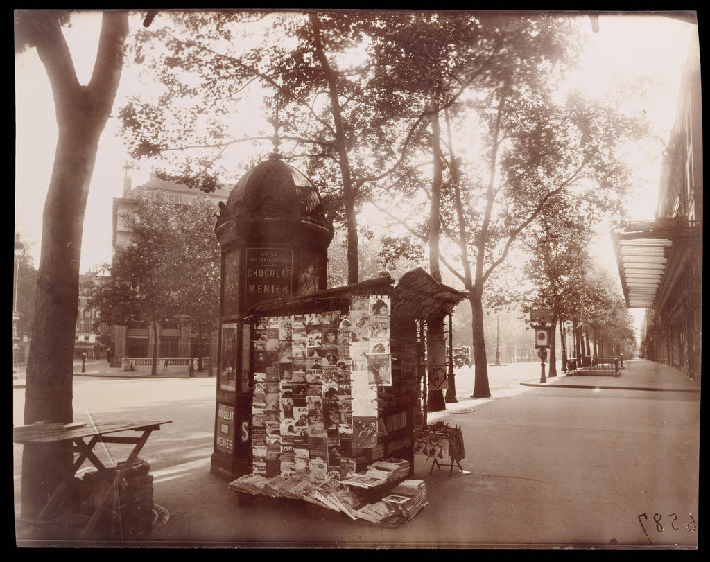 Eugène Atget:A Corner of the boulevard de la Madeleine,16x12"(A3)Poster